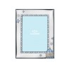 Moldura Carrossel Azul PVD Prateado