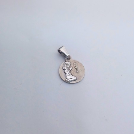 Medalha menina comunhão Prata 925