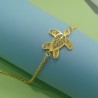 Pulseira Tartaruga Filigrana de Prata Dourada