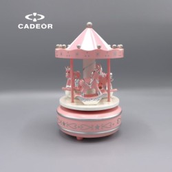 Carrossel Musical Rosa