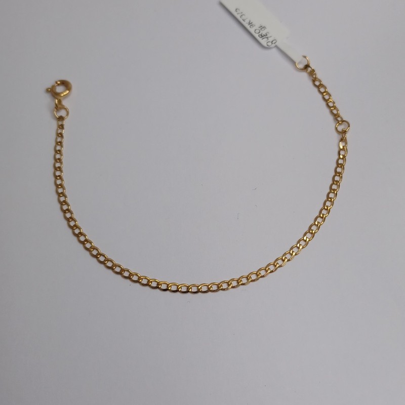 Pulseira Barbela Ouro 9kt