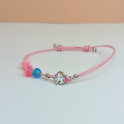 Pulseira Algodão Rosa...