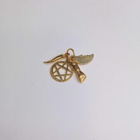 Pendente 5Saimão Ouro 9kt