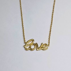 Fio love Prata Dourada 925